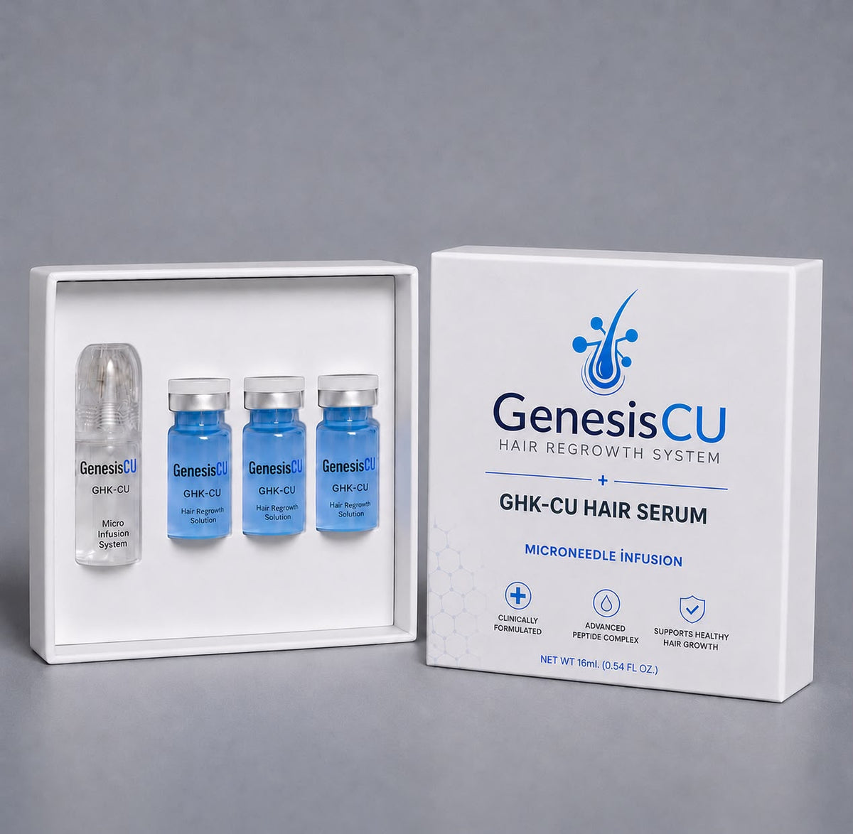 GenesisCU™ GHK-Cu Hair Regrowth System (105mg)